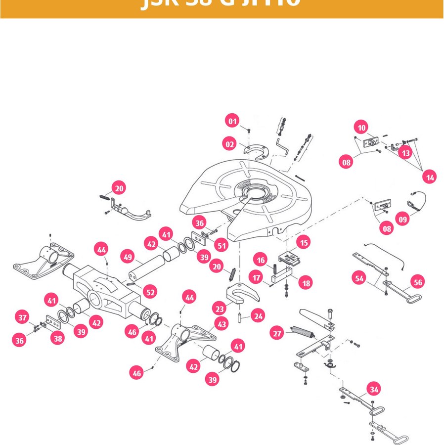 Read more about the article סט פרסה ומנעול לצלחת רתימה JSK38G1