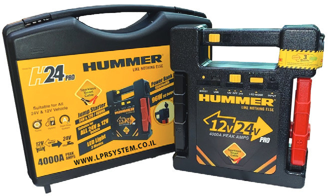 Read more about the article בוסטר להנעת רכבי דיזל ובנזין HUMMER H24 PRO